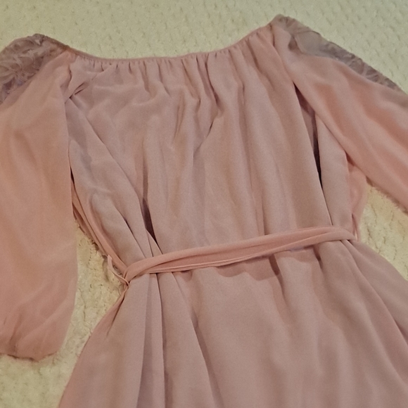 J&M pullover knit dress lace sleeves size small - Picture 7 of 7